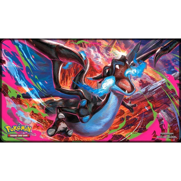 Pokemon Spillemåtte (Playmat) - Mega Charizard X (Ultra Premium Collection 2025)
